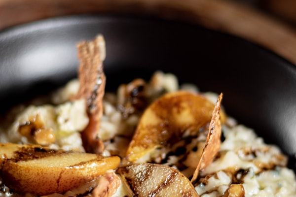 Risotto met Parmezaan en truffelolie