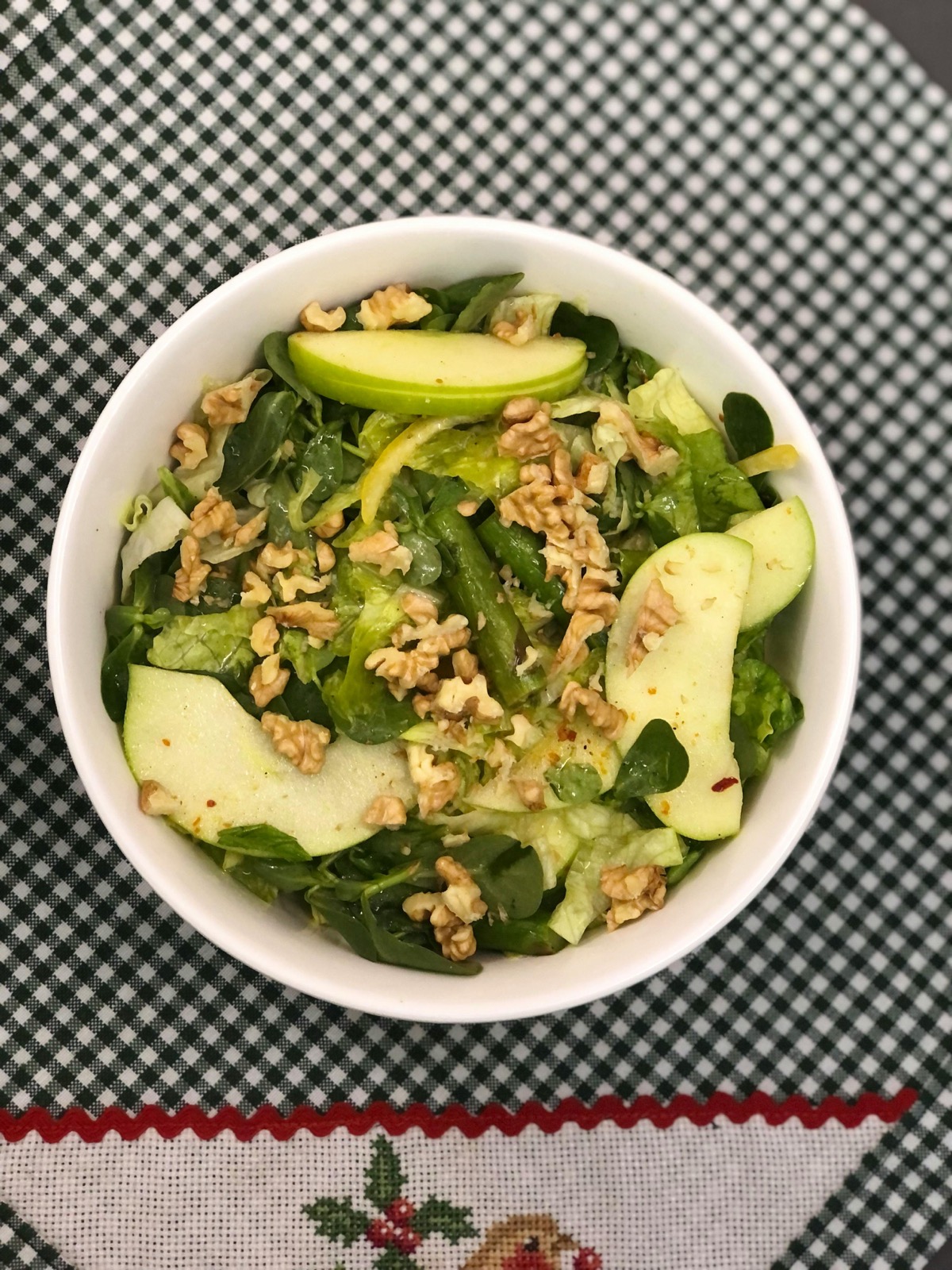 Waldorfsalade met Manchego